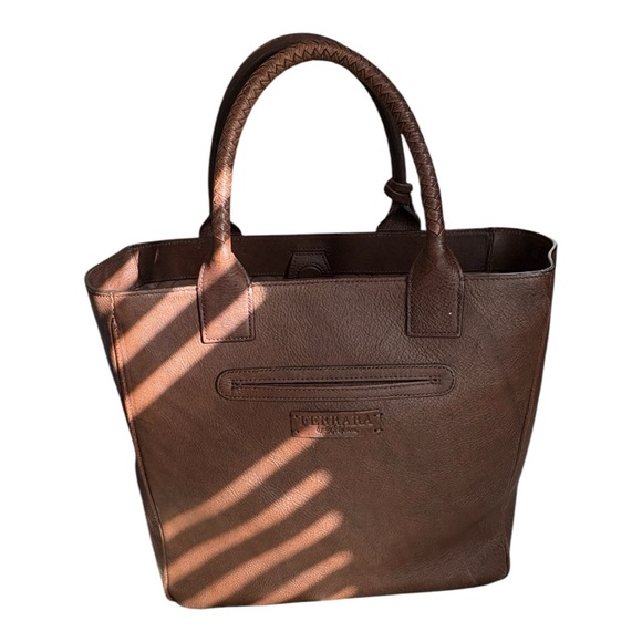 Brighton Ferrara Brown Embossed Large Leather
Tote Bag - Picture 2 of 12